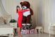Великий Плюшевий ведмідь Yarokuz Джеральд 165 см Шоколадний (YK0060) фото 3