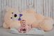 Великий Плюшевий ведмідь з серцем Yarokuz Річард 2 метра Персиковий (YK0065) фото 3