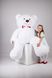 Великий Плюшевий Ведмедик з серцем Yarokuz Річард 2 метра Білий (YK0071) фото 3
