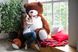 Величезний М'який ведмідь Yarokuz Вільям 250 см Шоколадний (YK0076) фото 2