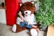 Величезний М'який ведмідь Yarokuz Вільям 250 см Шоколадний (YK0076) фото 3