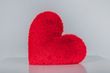 М'яка іграшка Yarokuz подушка "Серце" 30 см Червона (YK0078)