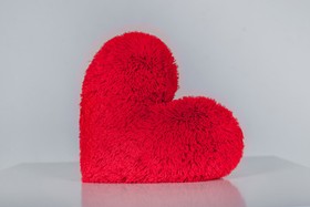 Мягкая игрушка Yarokuz подушка "Сердце" 30 см Красная (YK0078) фото