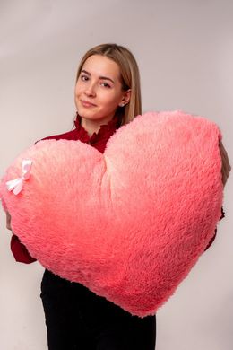 М'яка іграшка Yarokuz подушка "Серце" 75 см Рожева (YK0083)