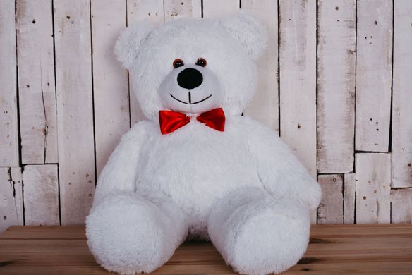 Плюшевий ведмідь Yarokuz Джиммі 90 см Білий (YK0022) фото