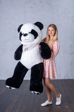 Ведмедик Плюшевий Yarokuz Панда з серцем 165 см (YK0144)
