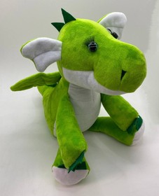М'яка іграшка Yarokuz Символ Нового року Зелений дракон 60 см