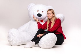 Великий Плюшевий Ведмідь Yarokuz Річард 2 метра Білий (YK0062)